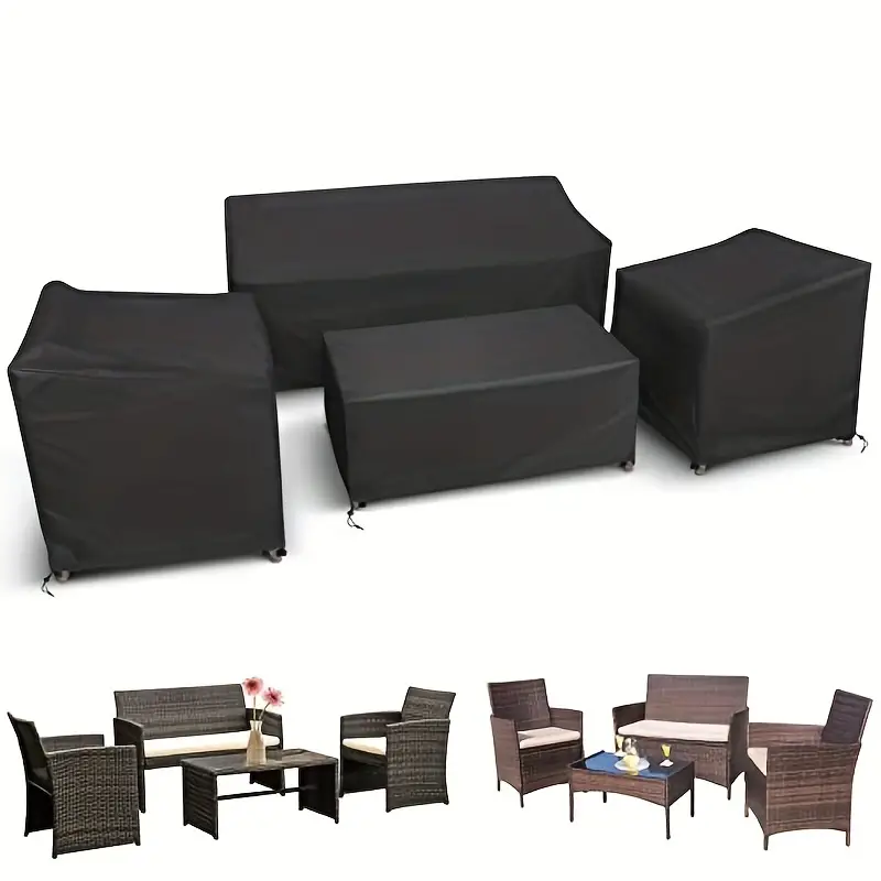Outdoor Furniture Upholstery Near Me - 4개/세트 파티오 가구 커버, 헤비 듀티
