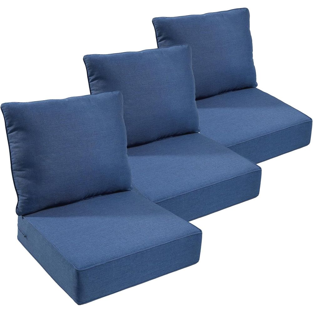 Outdoor Furniture Waterproof - 야외용 가구 쿠션, 6인치 두께의 방수