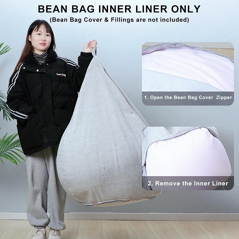 커버 지퍼형 빈백 이너 라이너, 빈백용 이너 라이너,  - Outdoor Furniture Cover Xl 리뷰 및 가격