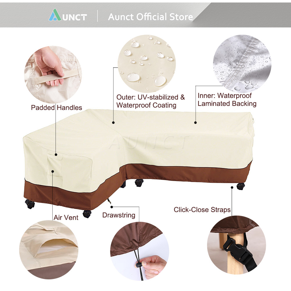 L 모양 코너 야외 소파 커버 방수 등나무 코너 가구  - Outdoor Furniture Cover Xl 리뷰 및 가격