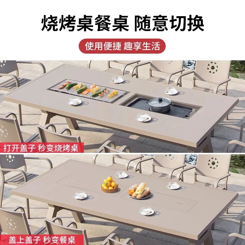 야외용 식탁 세트, 고강도 주조 알루미늄 파티오 가구, - Outdoor Furniture Dining Set 리뷰 및 가격