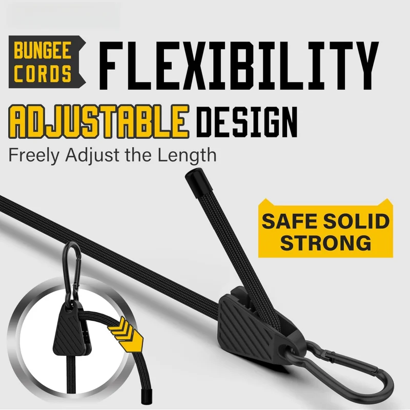 1-6PCS 조절 가능한 후크가 있는 번지 코드 7-4 - Outdoor Furniture Rope 리뷰 및 가격