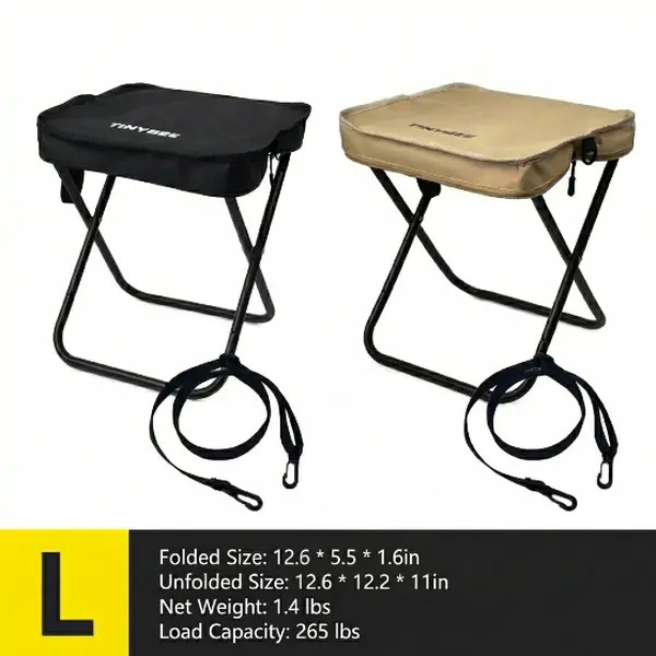 GMOX 휴대용 접이식 캠핑 의자 1.5lbs 초경량  - Outdoor Furniture Rope 리뷰 및 가격
