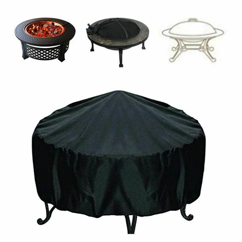 화덕 커버 라운드 화로 스토브 커버, 방수 방풍 햇빛  - Outdoor Furniture Upholstery Near Me 리뷰 및 가격