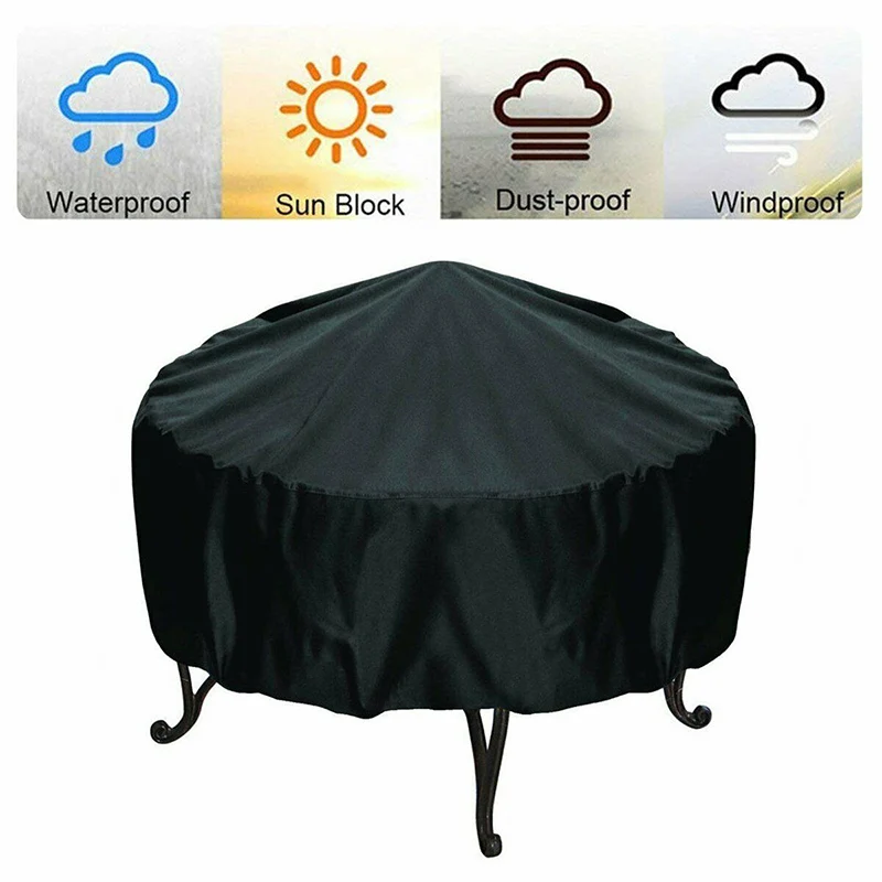 화덕 커버 라운드 화로 스토브 커버, 방수 방풍 햇빛  - Outdoor Furniture Upholstery Near Me 리뷰 및 가격