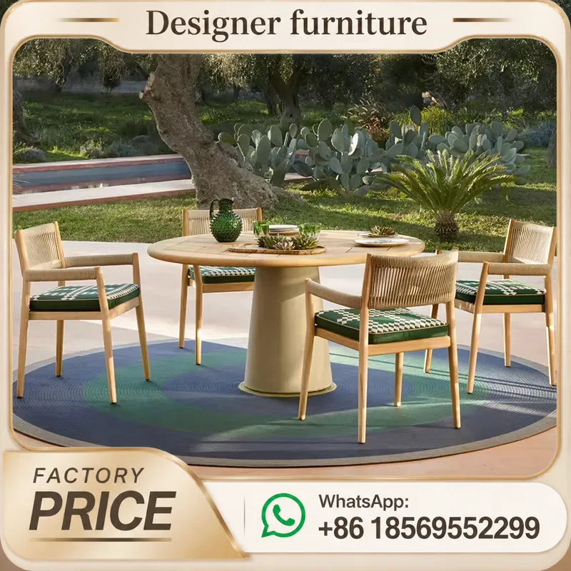 티크 파티오 가구 세트 야외 정원 수영장 옆 방수 모든 - Outdoor Furniture Dining Set 리뷰 및 가격