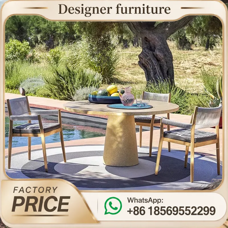 티크 파티오 가구 세트 야외 정원 수영장 옆 방수 모든 - Outdoor Furniture Dining Set 리뷰 및 가격